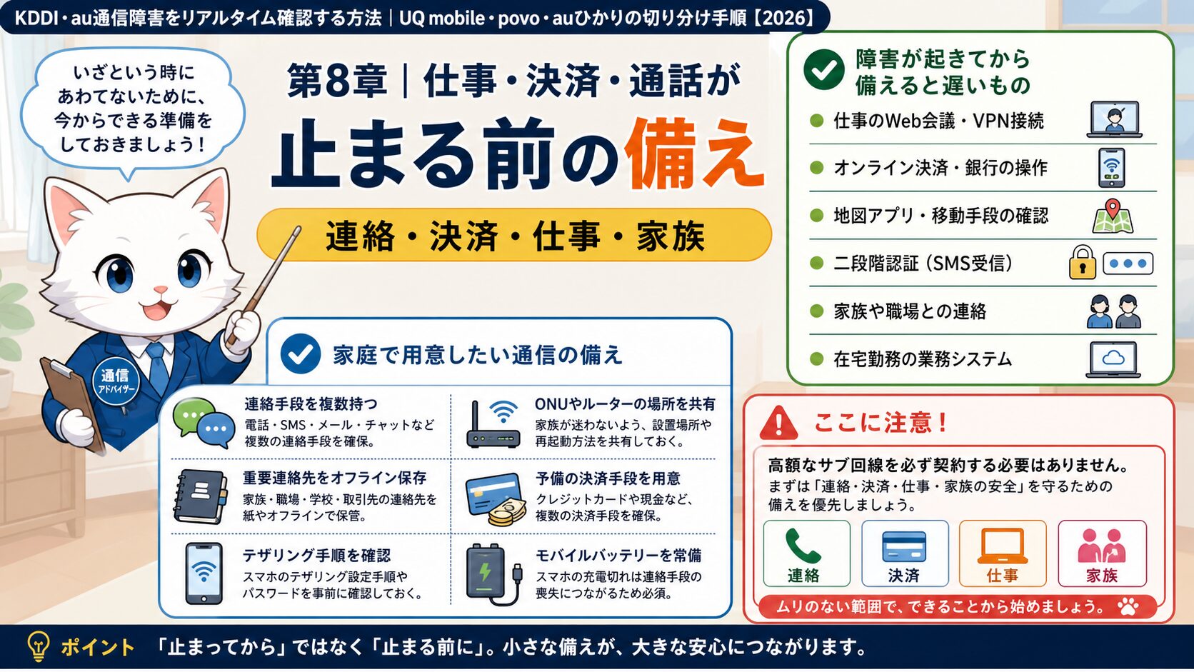 第8章 仕事・決済・通話が止まる前の備え
