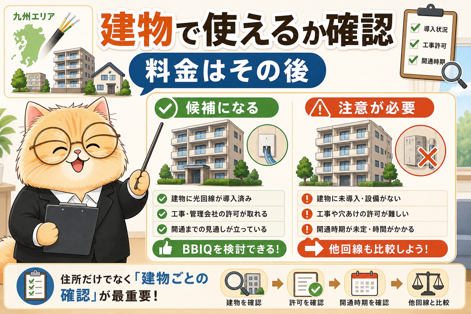 BBIQマンションは建物条件とエリア確認から判断する