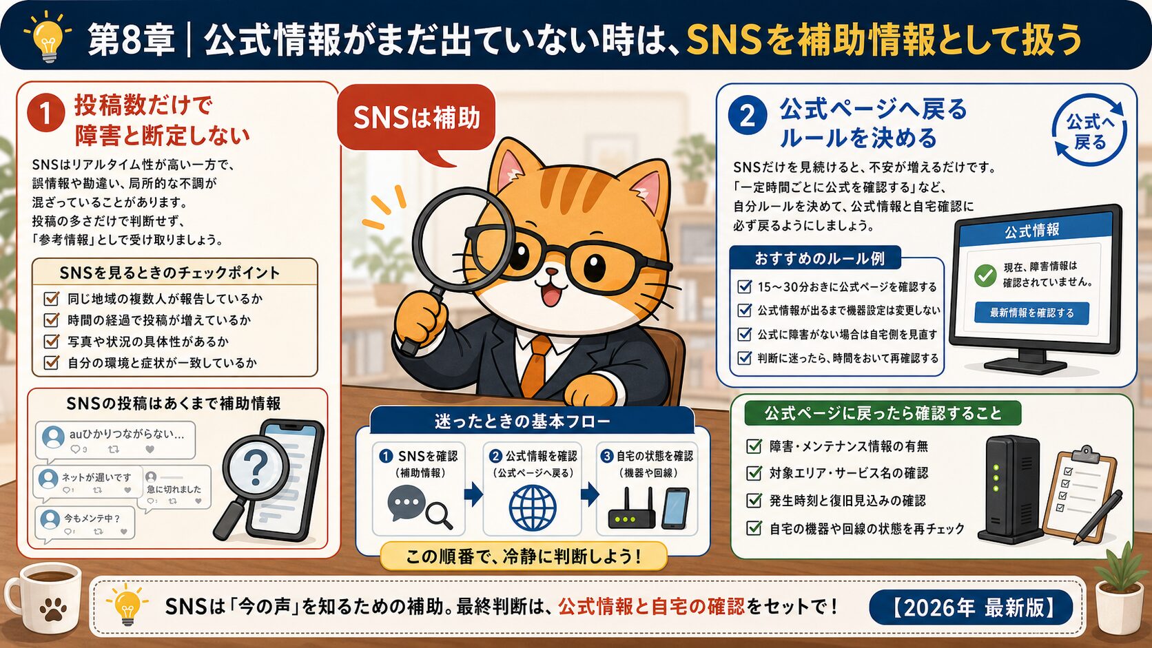 公式情報が出ていない時のSNS情報の扱い方