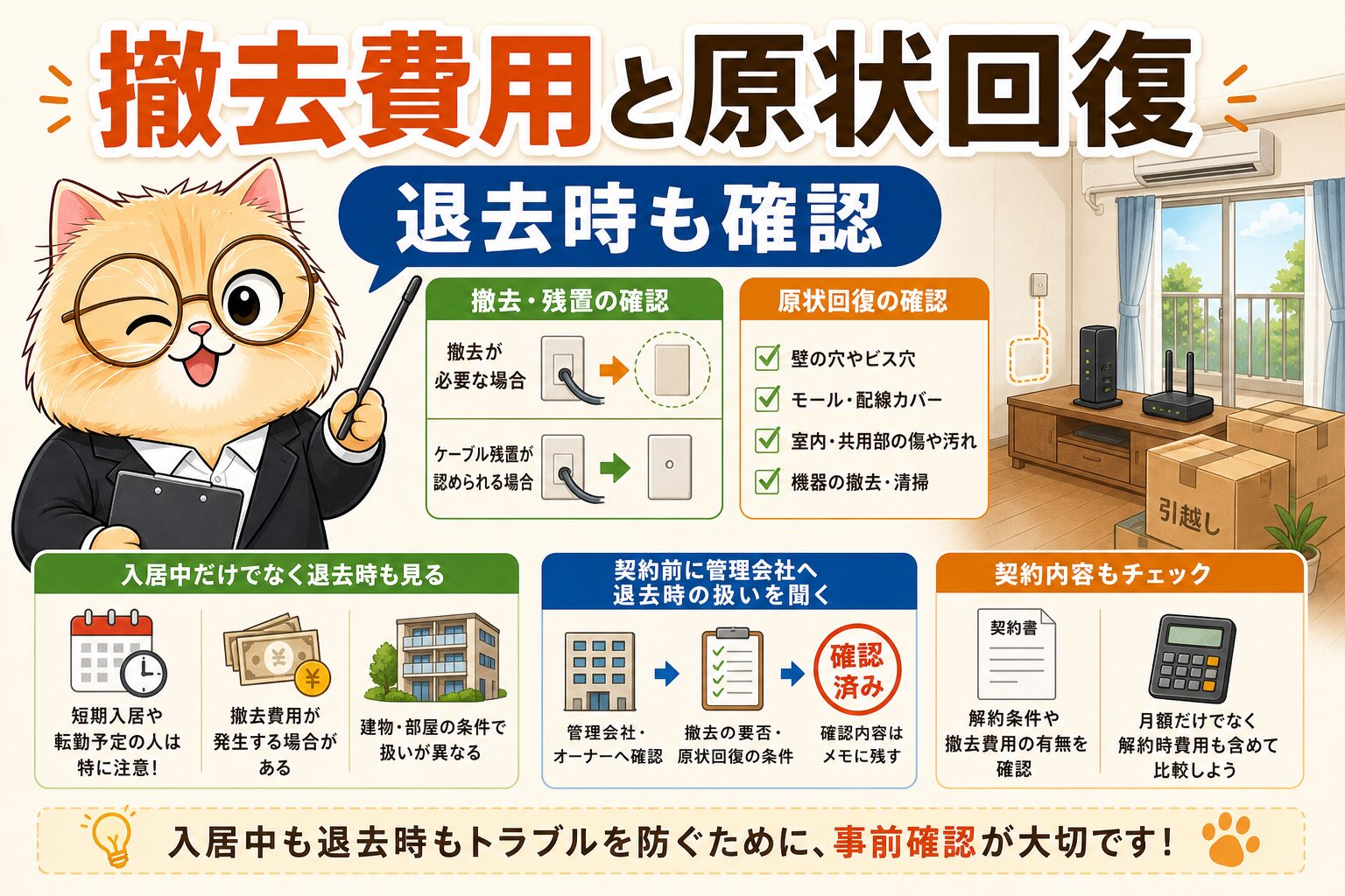 BBIQマンション申し込み前は費用と撤去条件を確認する