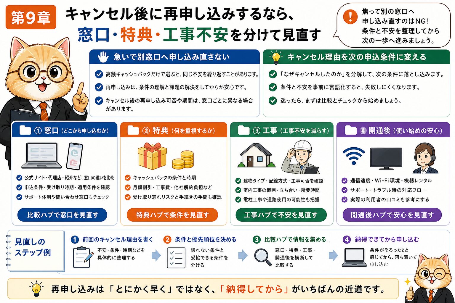 NURO光をキャンセル後に再申し込みする前の確認